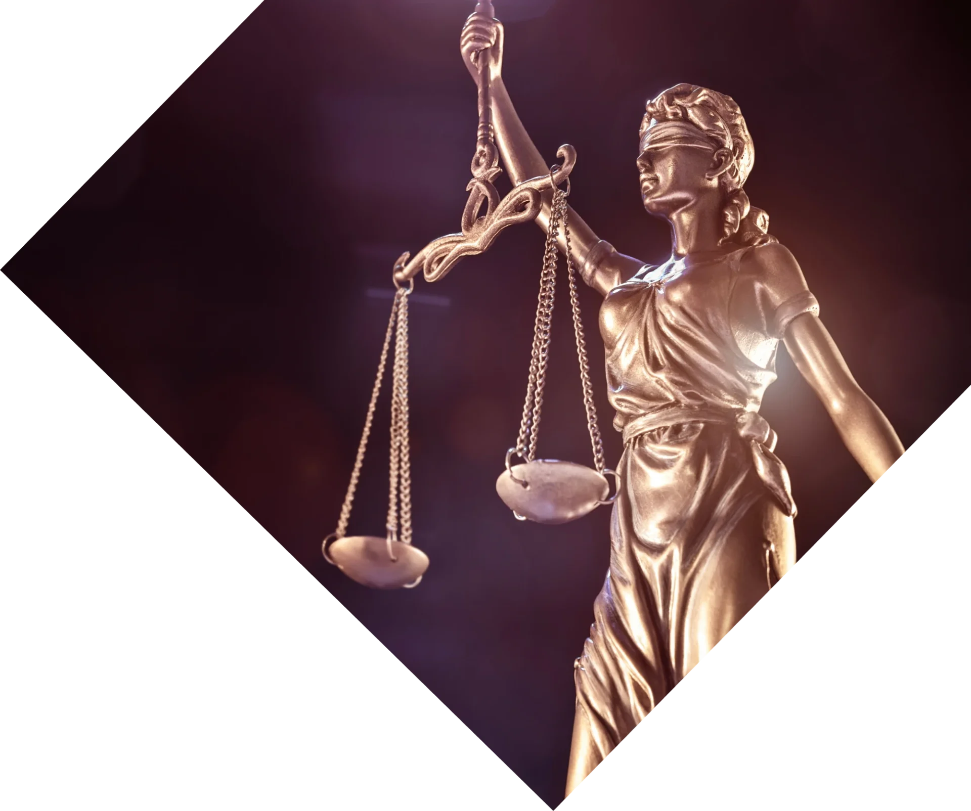Lady Justice holding scales